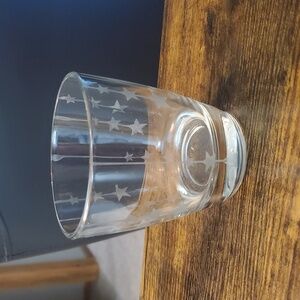 Hand Etched Drinking Glass - Falling Star Design